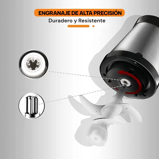 Picadora Eléctrica Para Carnes Y Verduras Acero Inoxidable 