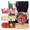 Picadora Eléctrica Para Carnes Y Verduras Acero Inoxidable 