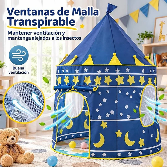Carpa Castillo Infantil Plegable Portátil 