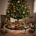 Tren Navideño Musical con Luz y Sonido 22 Pcs
