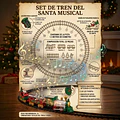 Tren Navideño Musical con Luz y Sonido 22 Pcs