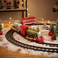 Tren Navideño Musical 15 Pcs Decorativo Luces Y Sonido