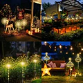 X2 Luces Led Solares Diente De León Decorativo Exterior