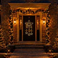 Colgante Navideño Led Solar Decorativo 