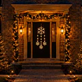 Colgante Navideño Led Solar Decorativo 