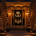 Colgante Navideño Led Solar Decorativo 