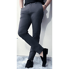 PANTALON DRILL STRETCH GRIS 2