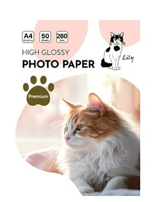 Papel Fotográfico Brillante Marca LILY  260gr