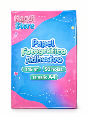Papel Fotografico Adhesivo 115 Gr. Con Antioxido 
