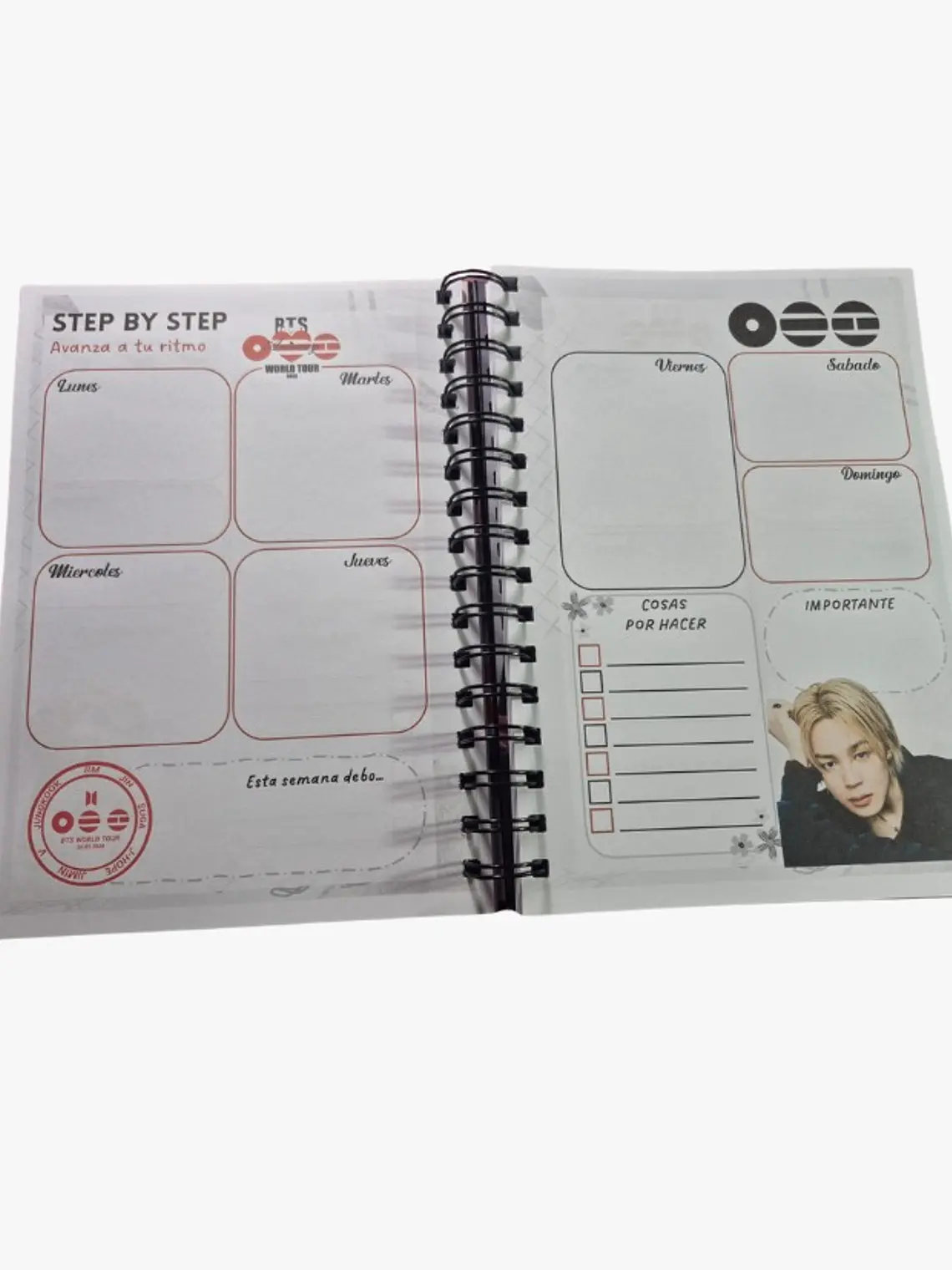 Libreta Agenda con diseño exclusivo de BTS  3