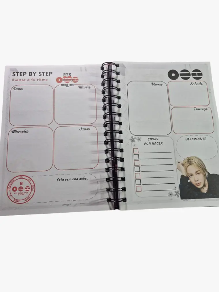 Libreta Agenda con diseño exclusivo de BTS  3
