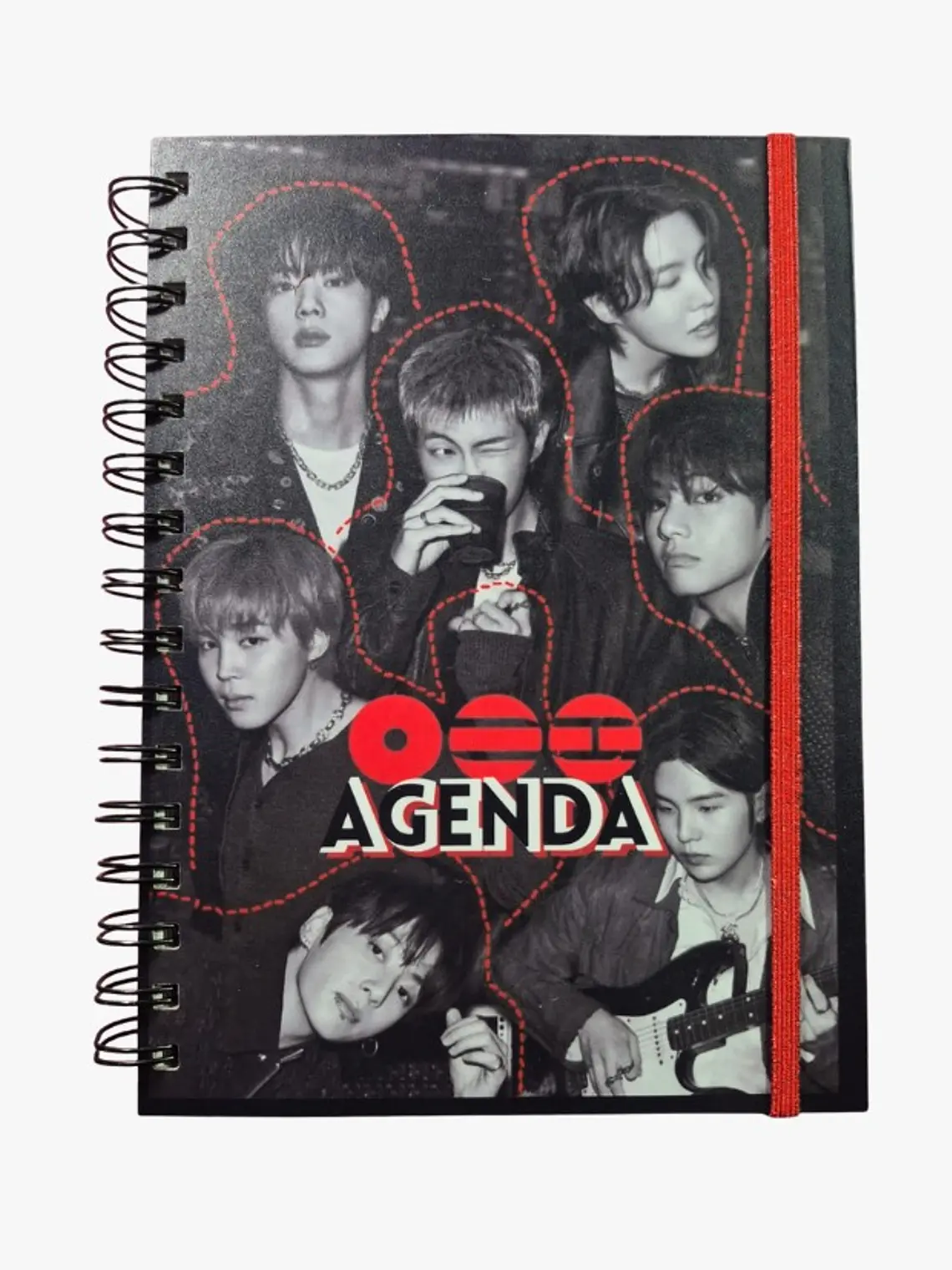 Libreta Agenda con diseño exclusivo de BTS  1