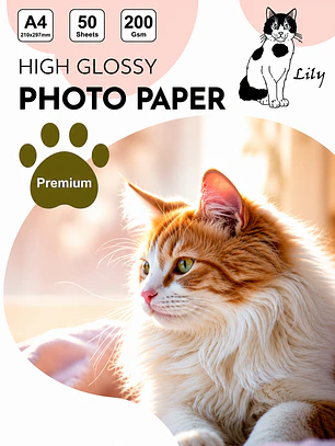 Papel Fotográfico Brillante Marca LILY 200gr