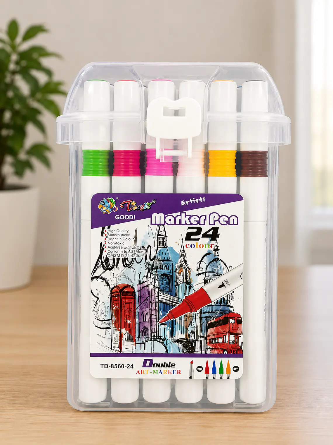 Set de Marcadores Artísticos (24 colores) 1