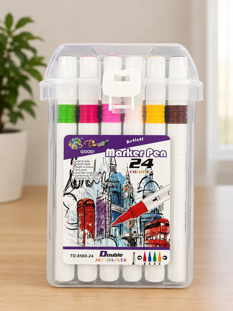 Set de Marcadores Artísticos (24 colores) 1