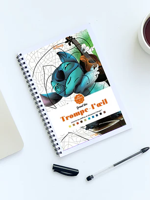 Libro para colorear por números - descubre el personaje 