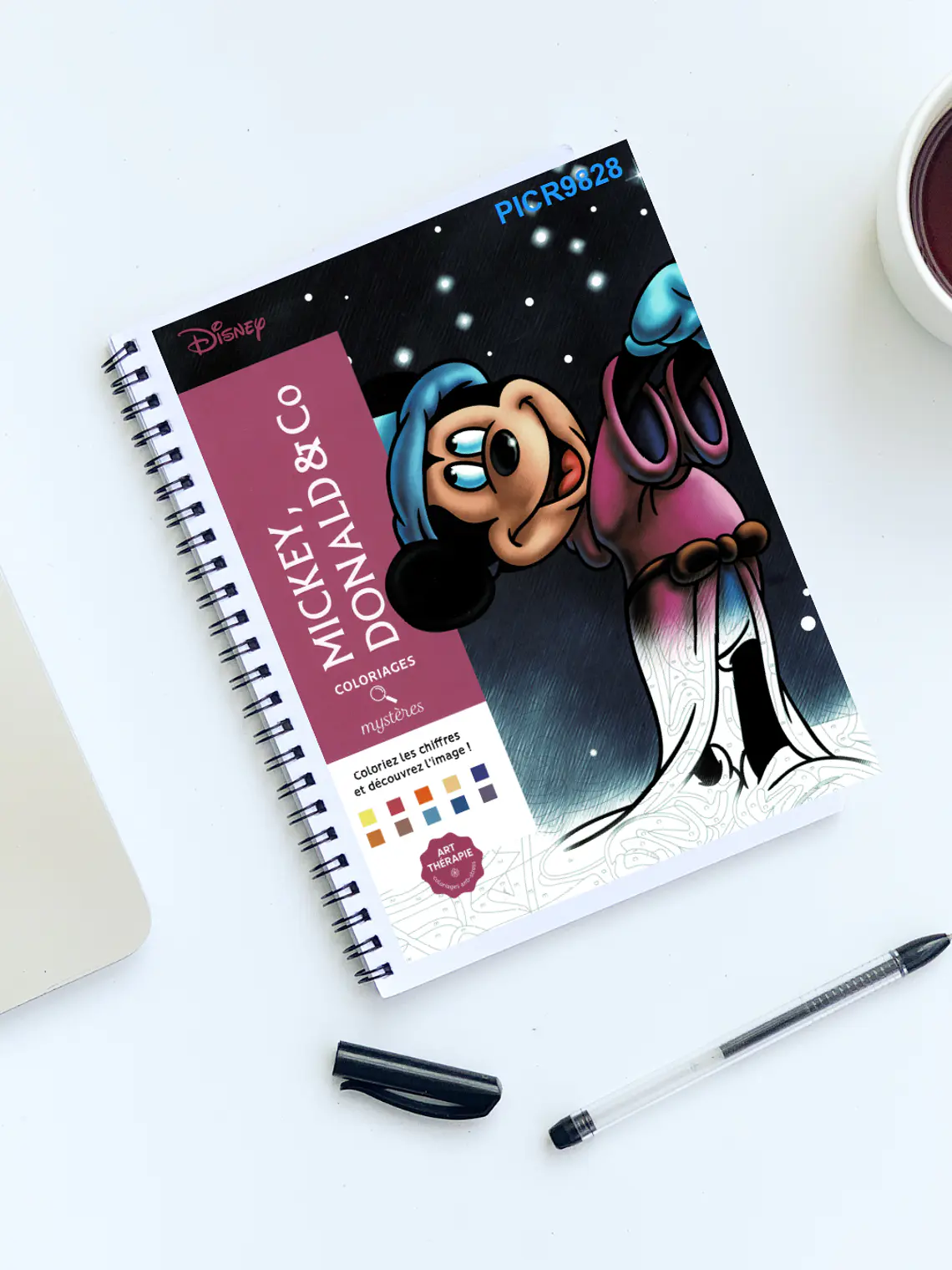 Libro para colorear por números - Mickey y Donald  1