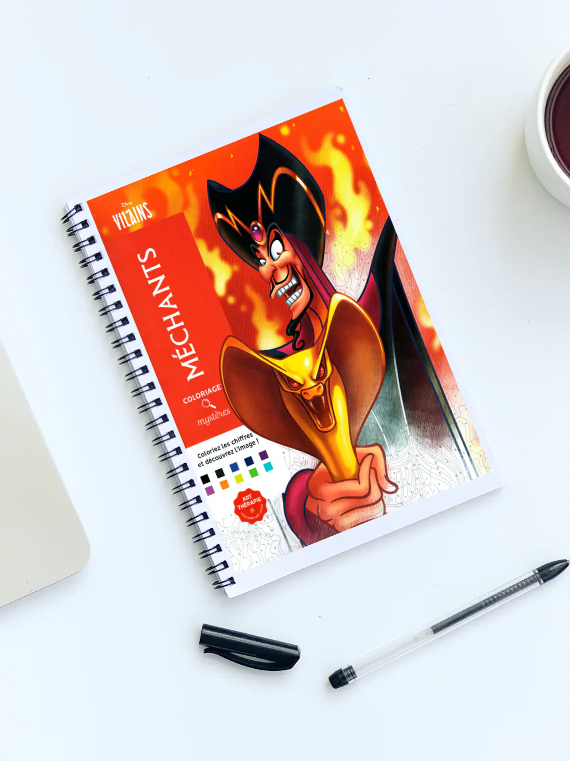 Libro para colorear por números - Villanos  1