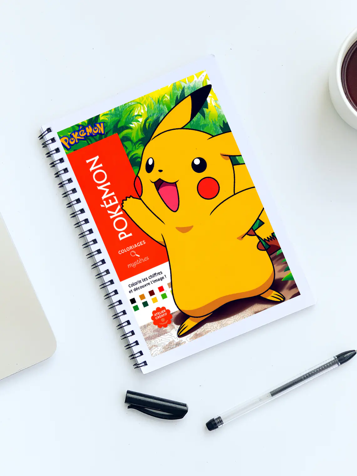 Libro para colorear por números- Pokémon 1