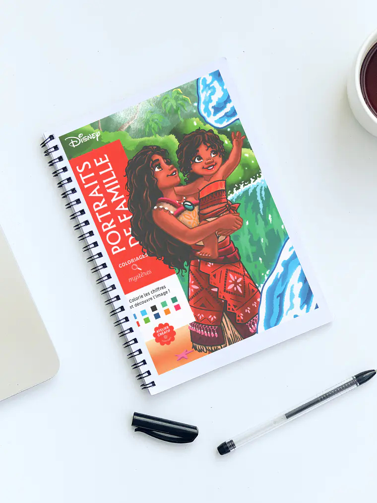 Libro para colorear por números - Familia Disney  1