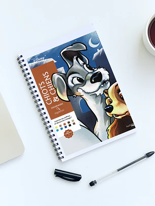 Libro para colorear por números- Cachorros y perritos 