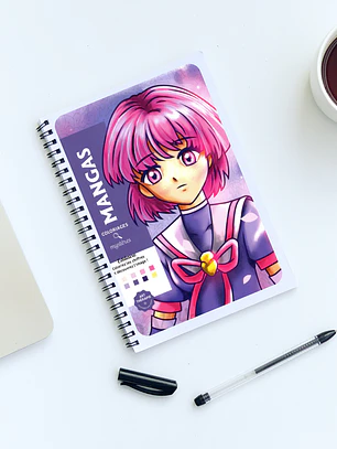 Libro para colorear por números - Mangas 