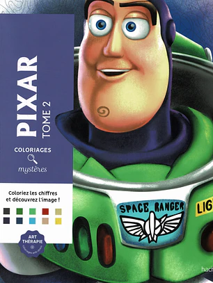 Archivo libro para colorear por números  Pixar Volumen 2