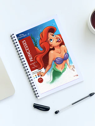 Libro para colorear por Números de princesas 