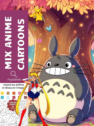 Libro para colorear por números totoro