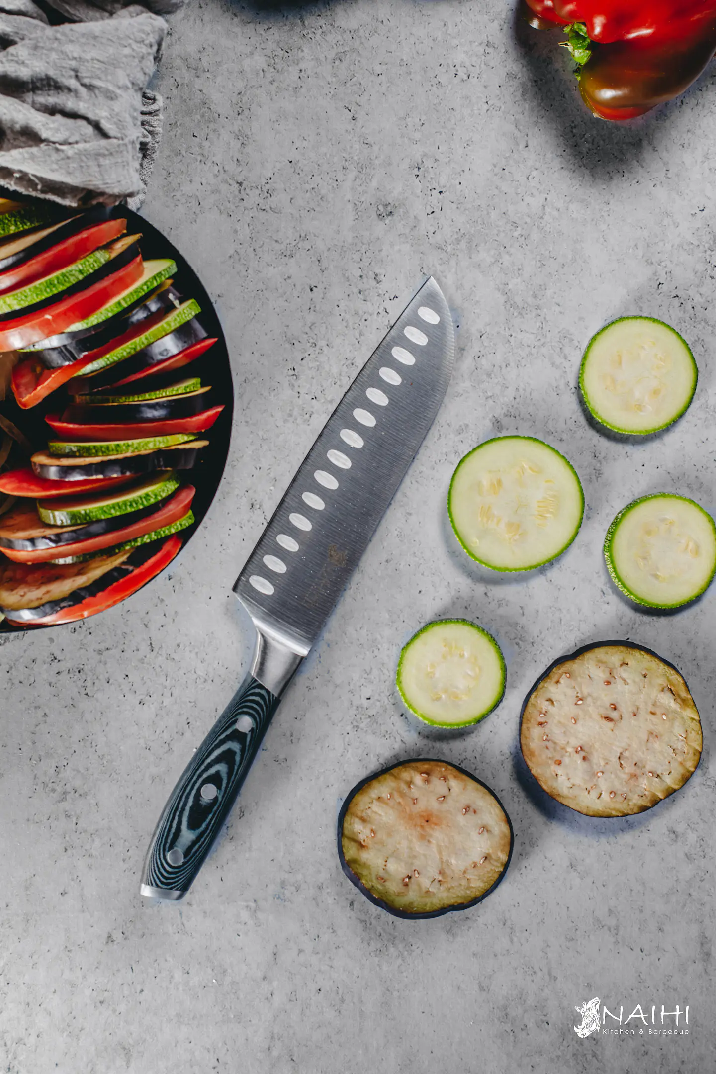Cuchillo Santoku NAIHI 7