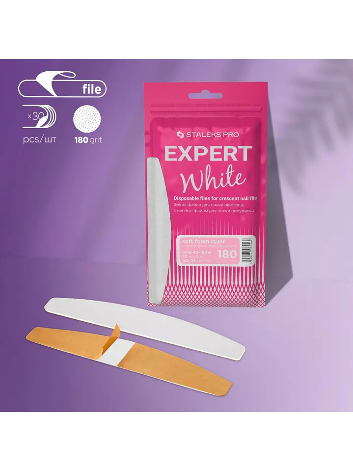Lima Adhesiva Reemplazable Expert 40 Staleks Blanca 3