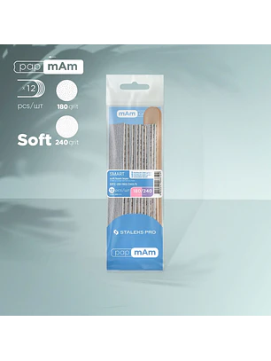 Limas Staleks Smart papmAm Soft 5 limas Grit 180 / 5 limas Grit 240