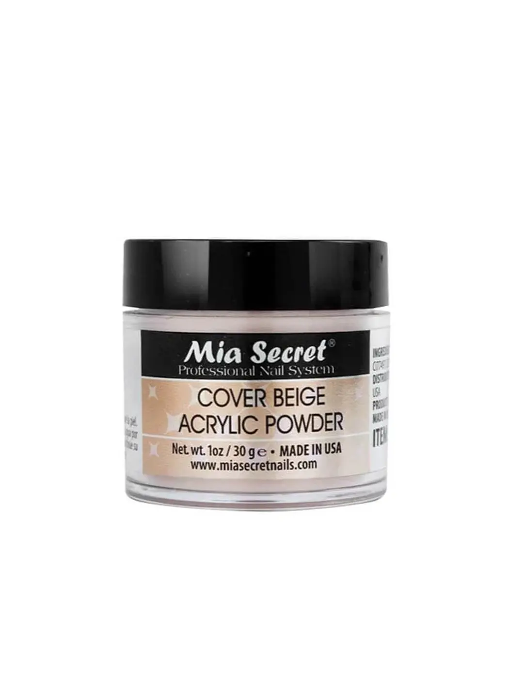 Cover Beige Acrilico 30gr Mia secret 1