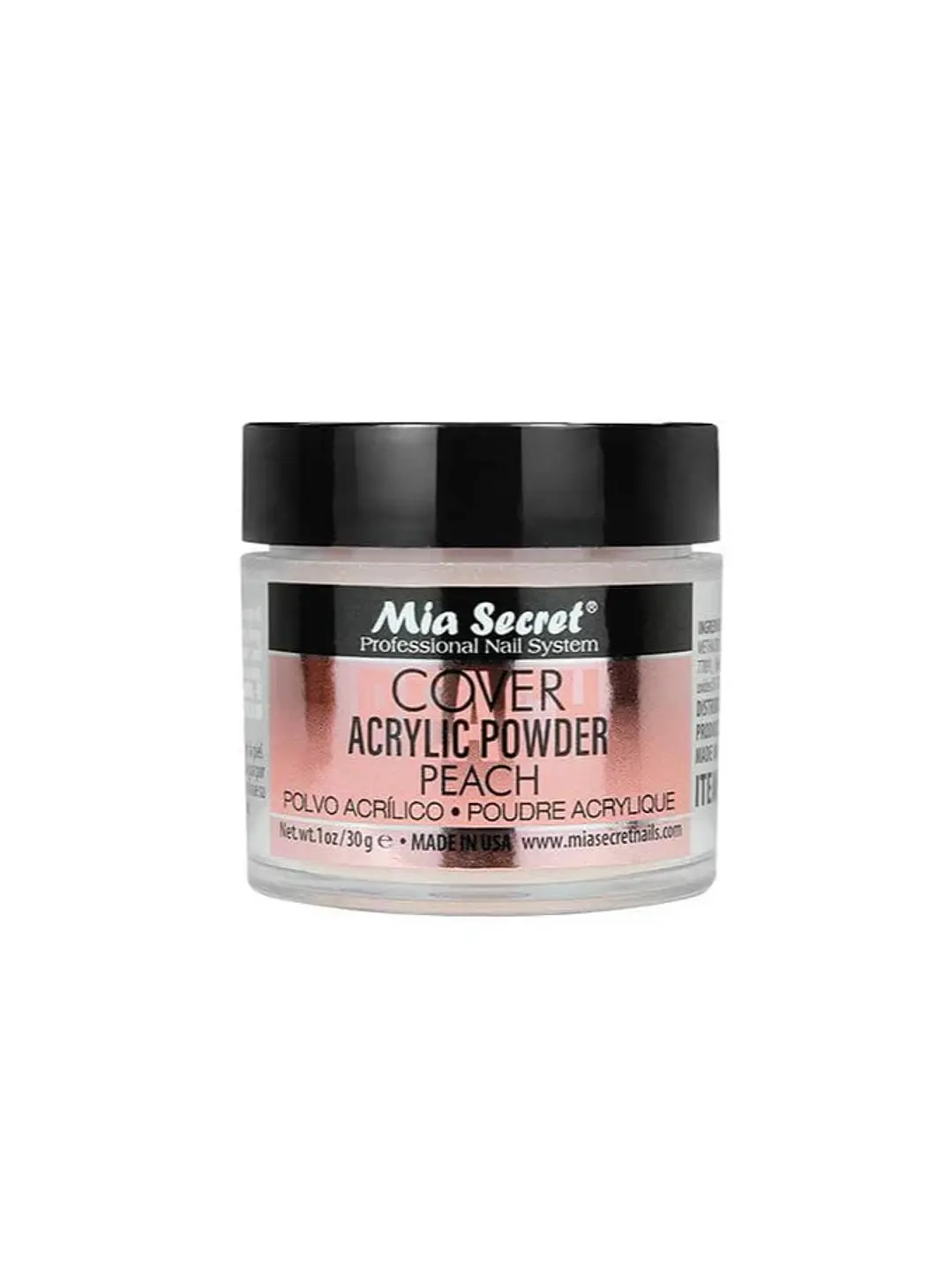 Cover Peach Acrilico 30gr Mia secret 1