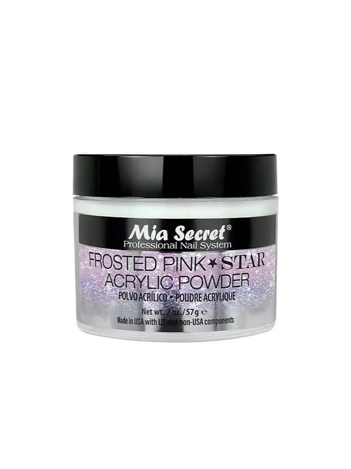 FROSTED PINK STAR 59gr Acrilico Mia secret 1