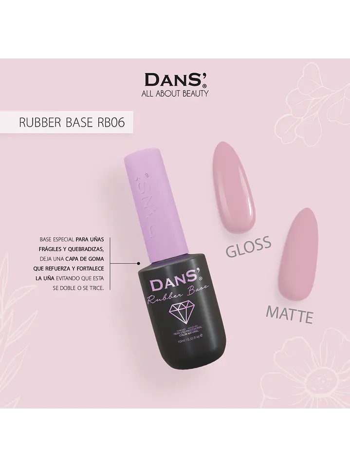 Base rubber Dans (con color) 6
