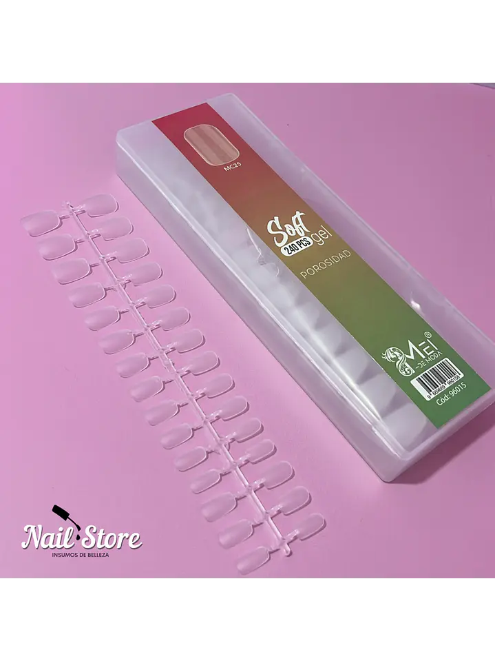 Tips de soft gel Mei de moda 240uni 1