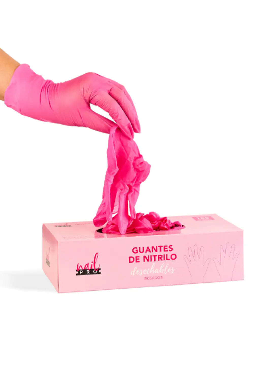 Guante de nitrilo Nail pro  2