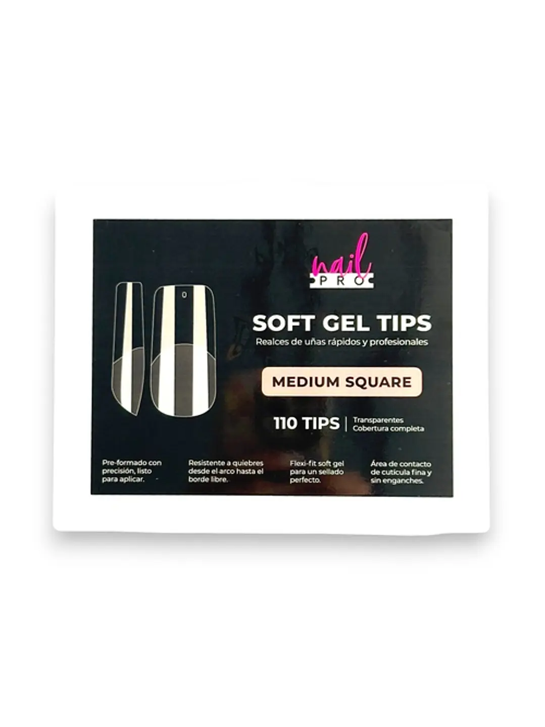 Tips de soft gel Nail pro 110uni 2