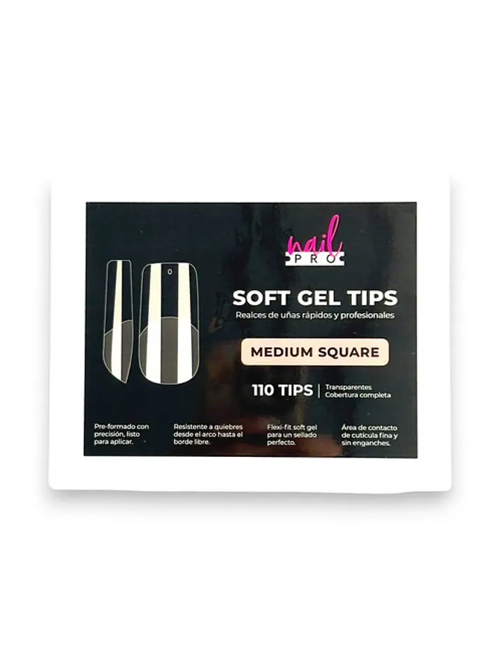 Tips de soft gel Nail pro 110uni 2