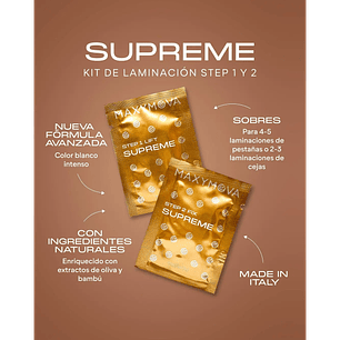 Paso 1 y 2 Maxy Mova Supreme