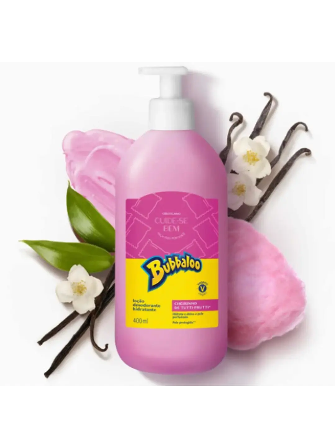 Crema Corporal Tutti Frutti  Bubbaluu 500 ml  1