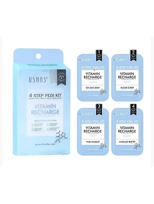 Kit De 4 Pasos Para Pedicure 20g c/u 