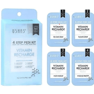 Kit De 4 Pasos Para Pedicure 20g c/u 