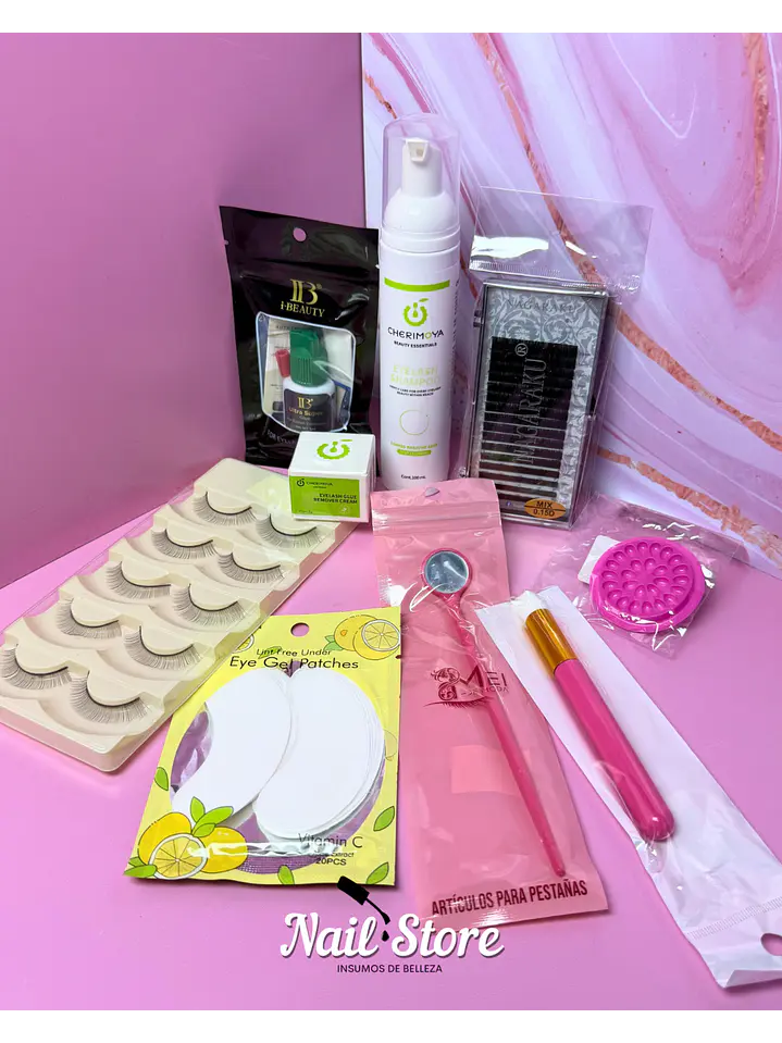 Kit extensiones de pestañas  1