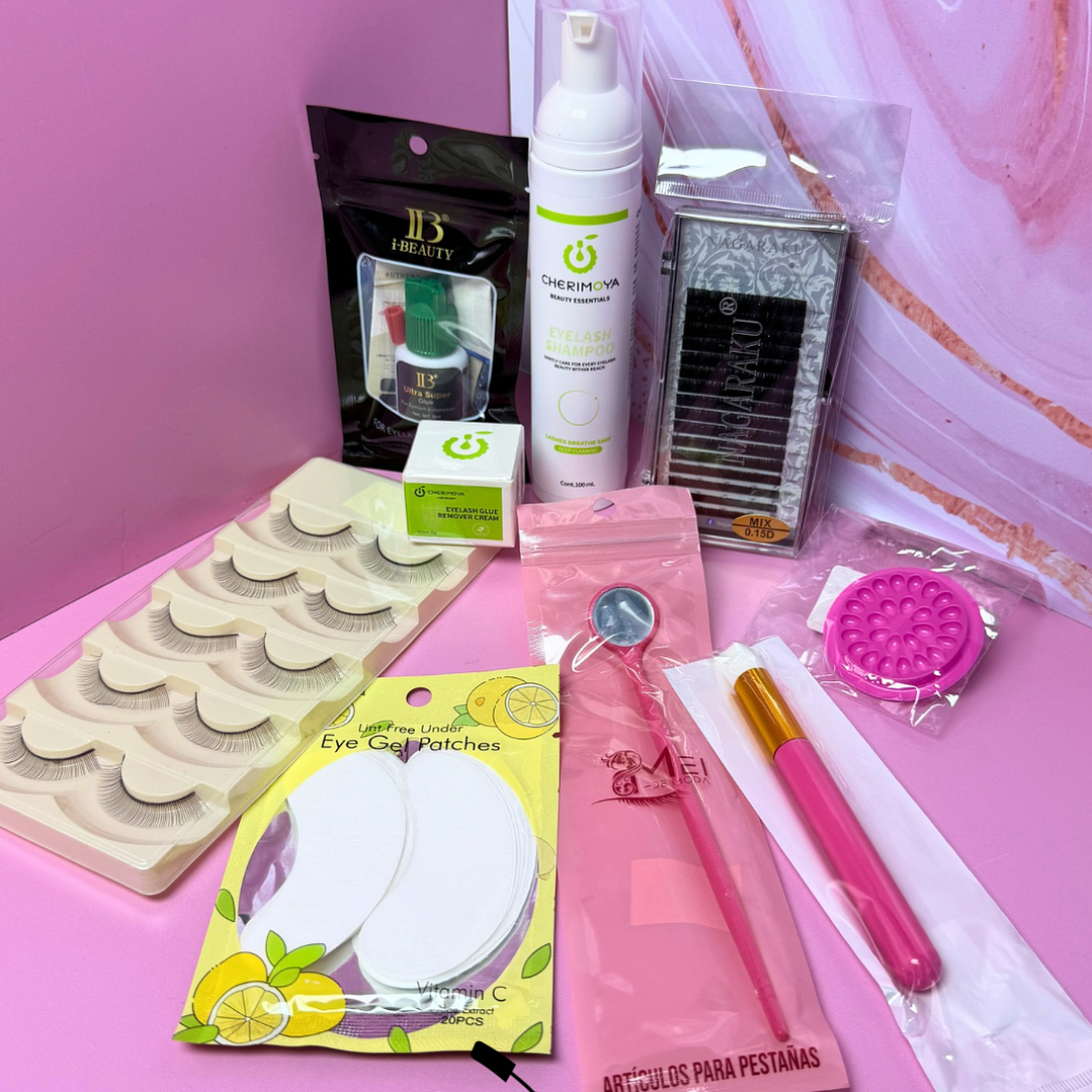 Kit extensiones de pestañas  1