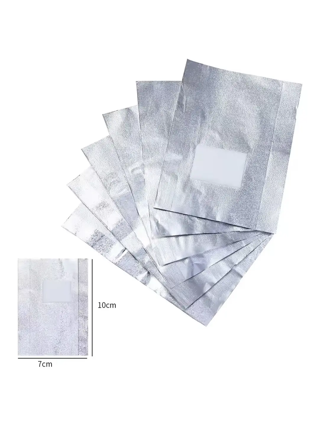 Papel aluminio 100 unidades  1