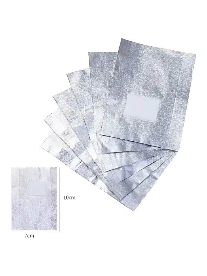 Papel aluminio 100 unidades  1