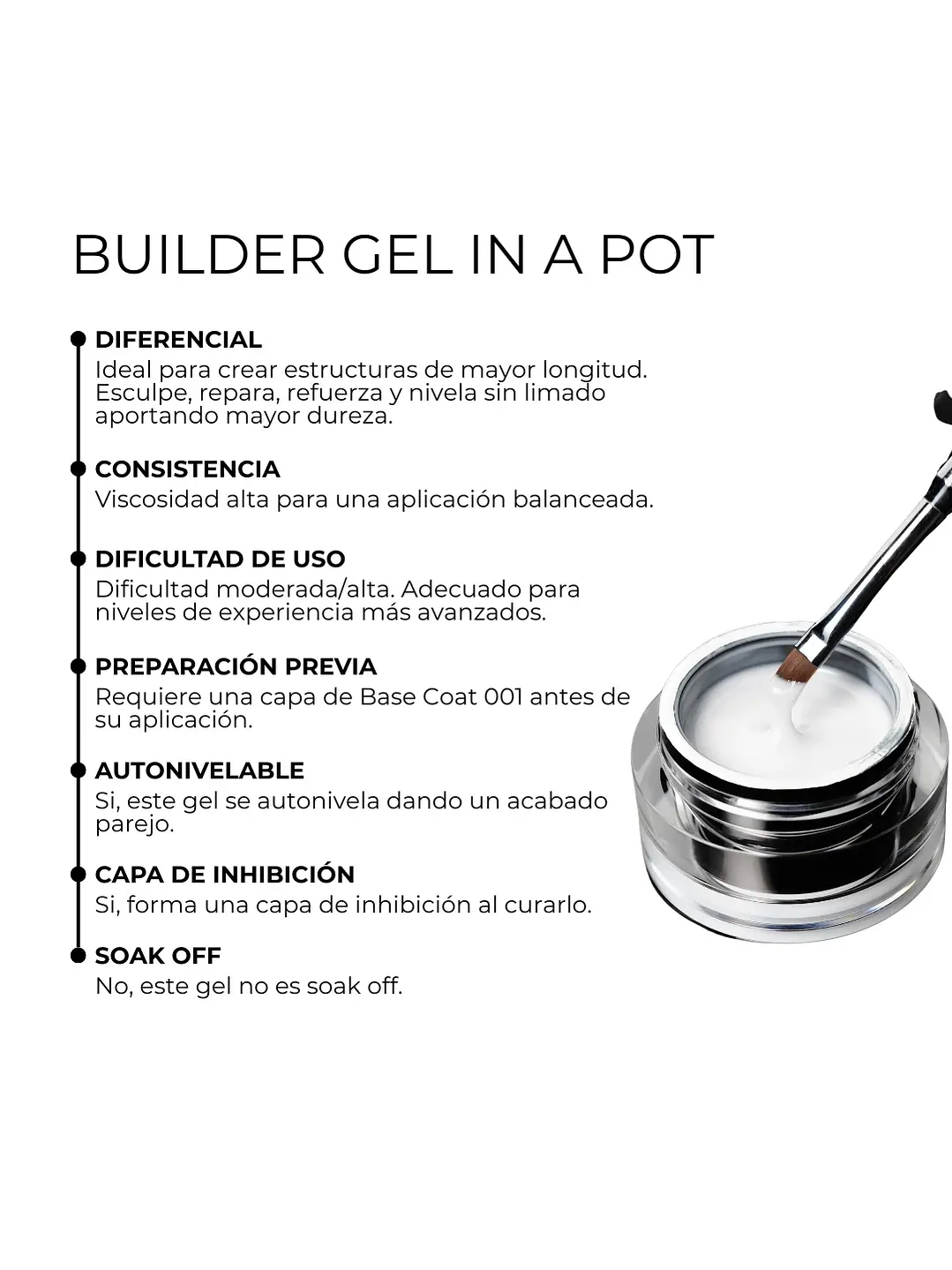 Builder Gel in a pot PINK MASK 5