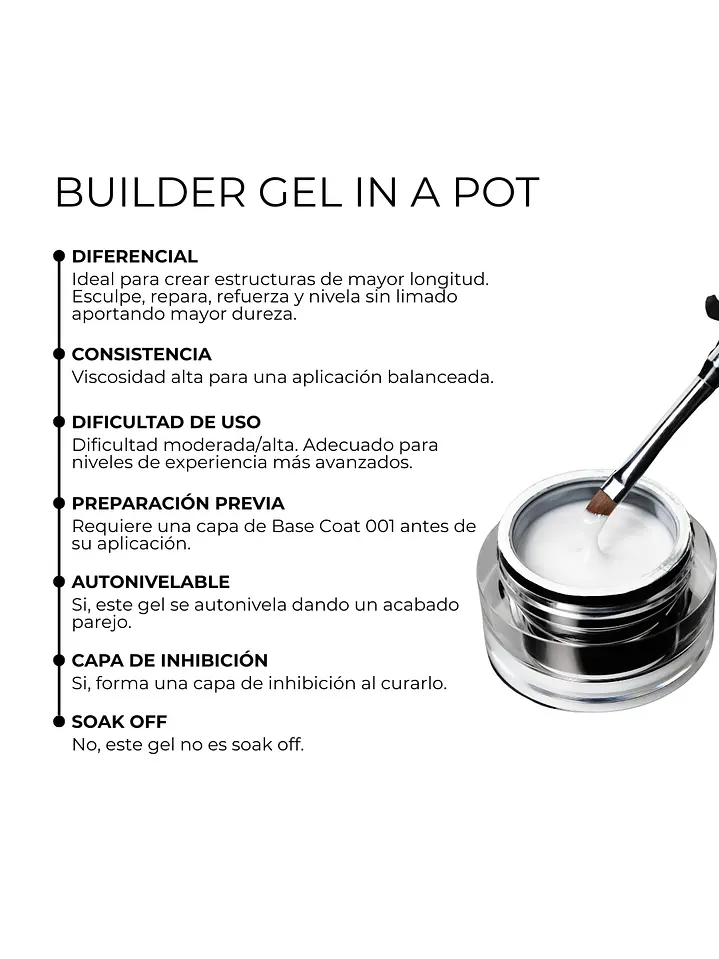 Builder Gel in a pot PINK MASK 5